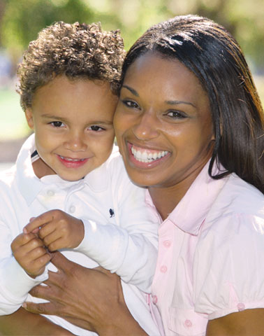 mother and son