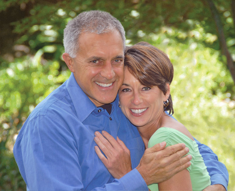 smiling couple